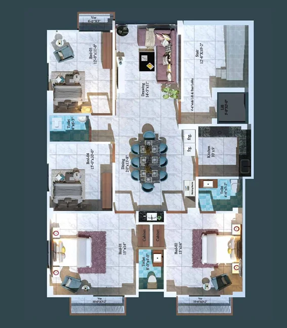 Rizia Garden – Premium Apartments